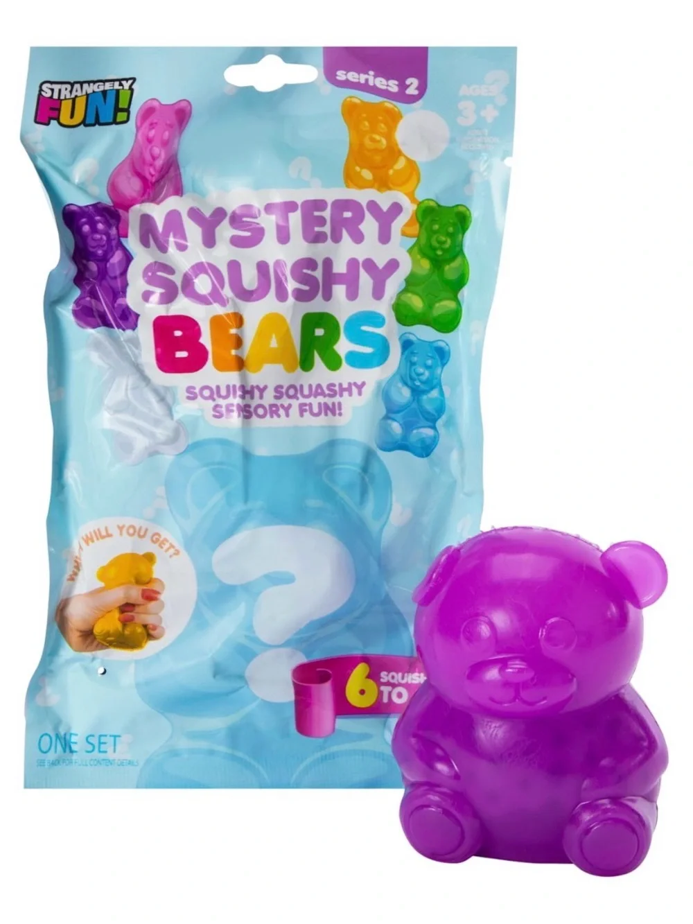 RMS Crazy Fun Mystery Squishy Bears - Set of 3!